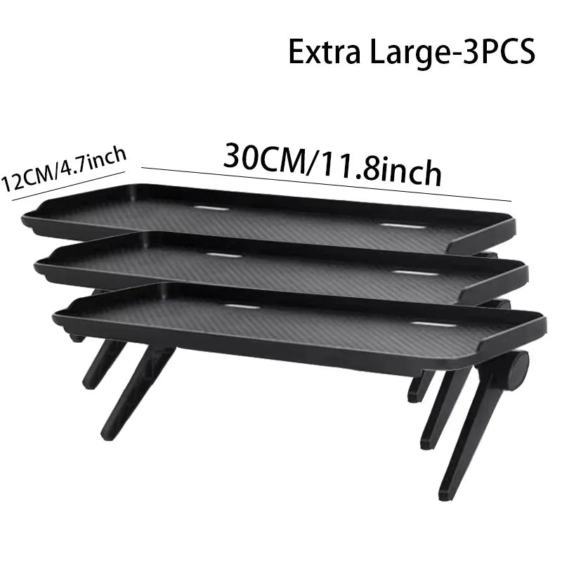 Adjustable Monitor Shelf with Router Storage