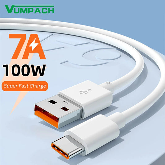 100W Type-C Charging Cable for Huawei, Xiaomi, OnePlus