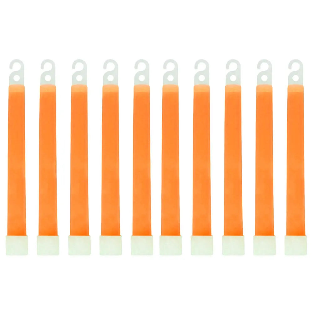 6-Inch Glow Sticks (10 Pack) - Emergency Lights for Hiking, Camping, Concerts & More
