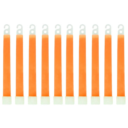 6-Inch Glow Sticks (10 Pack) - Emergency Lights for Hiking, Camping, Concerts & More