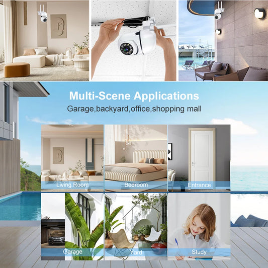 Smart Outdoor Security Camera with AI Tracking