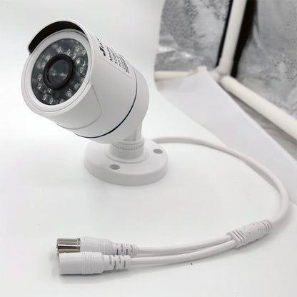 Cámara de Seguridad CCTV AHD 4K para Exterior/Interior con Visión Nocturna Infrarroja, 5MP/1080P