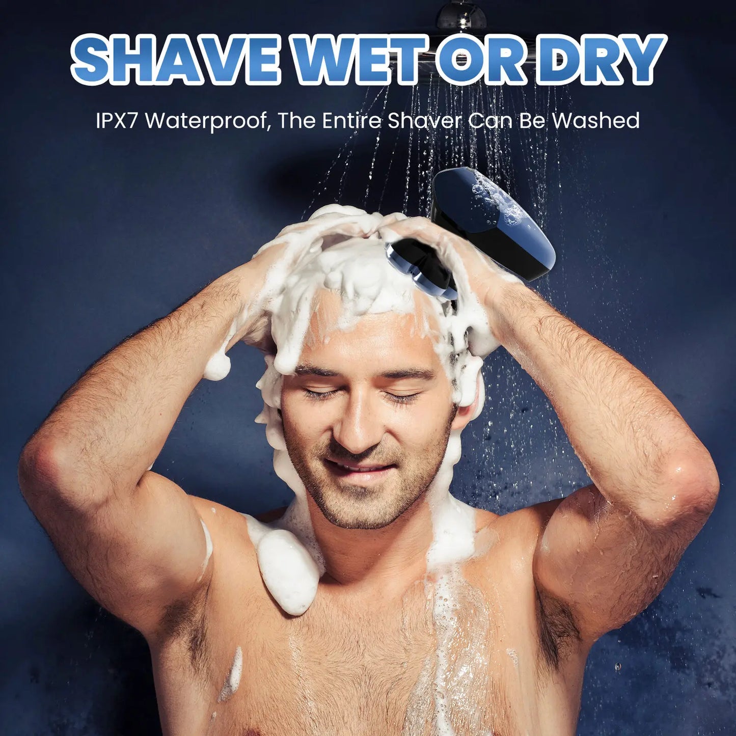 Bald Head Shaver Electric Razor, 5-in-1 Beard Trimmer Kit, Waterproof Mens Shaver