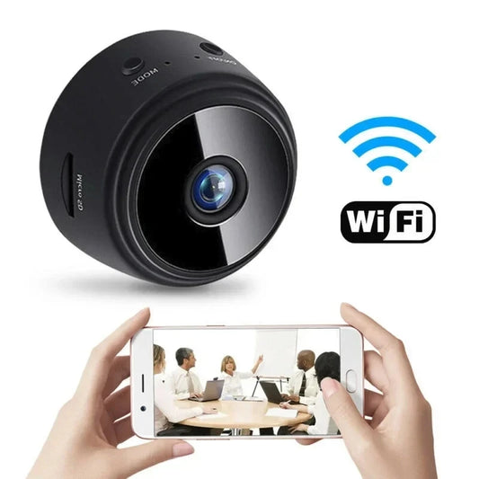 Wireless Mini Spy Camera for Home Security - Monitor Baby, Pets & More