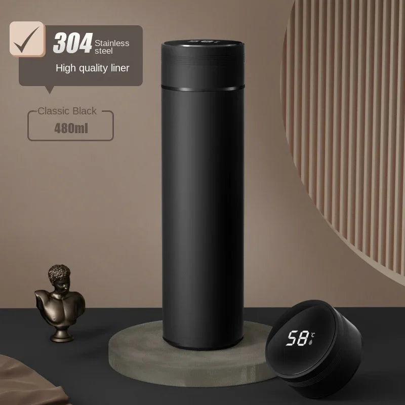 Termo de Acero Inoxidable 316 Inteligente 500ml con Separador para Café/Té