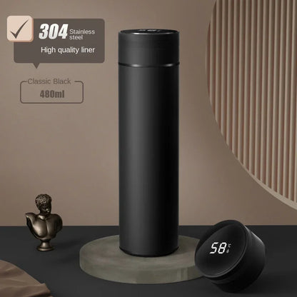 Termo de Acero Inoxidable 316 Inteligente 500ml con Separador para Café/Té