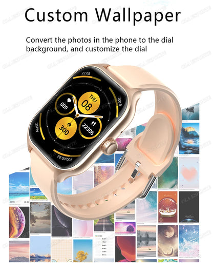 Smartwatch 1.83 Pulgadas HD con Llamada Bluetooth y Modos Deportivos Compatible con iOS y Android