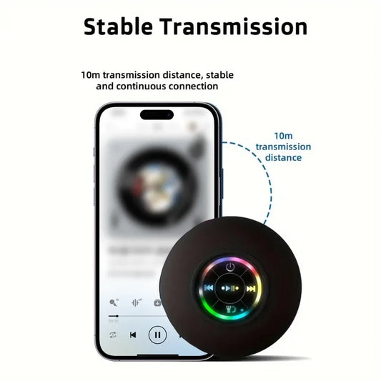 Portable Bluetooth Shower Speaker with Suction Cup