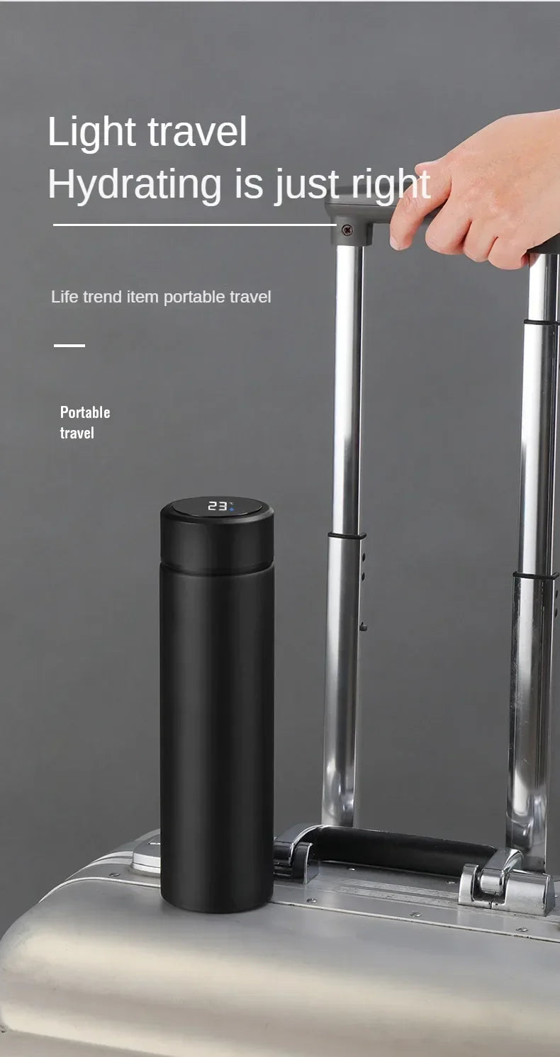 Termo de Acero Inoxidable 316 Inteligente 500ml con Separador para Café/Té