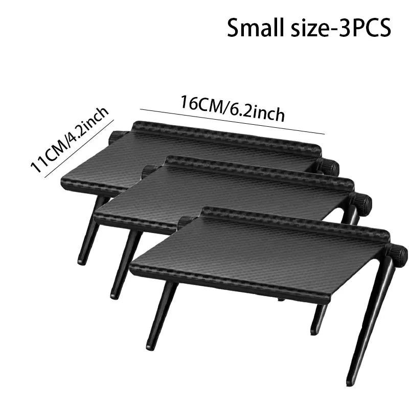 Adjustable Monitor Shelf with Router Storage