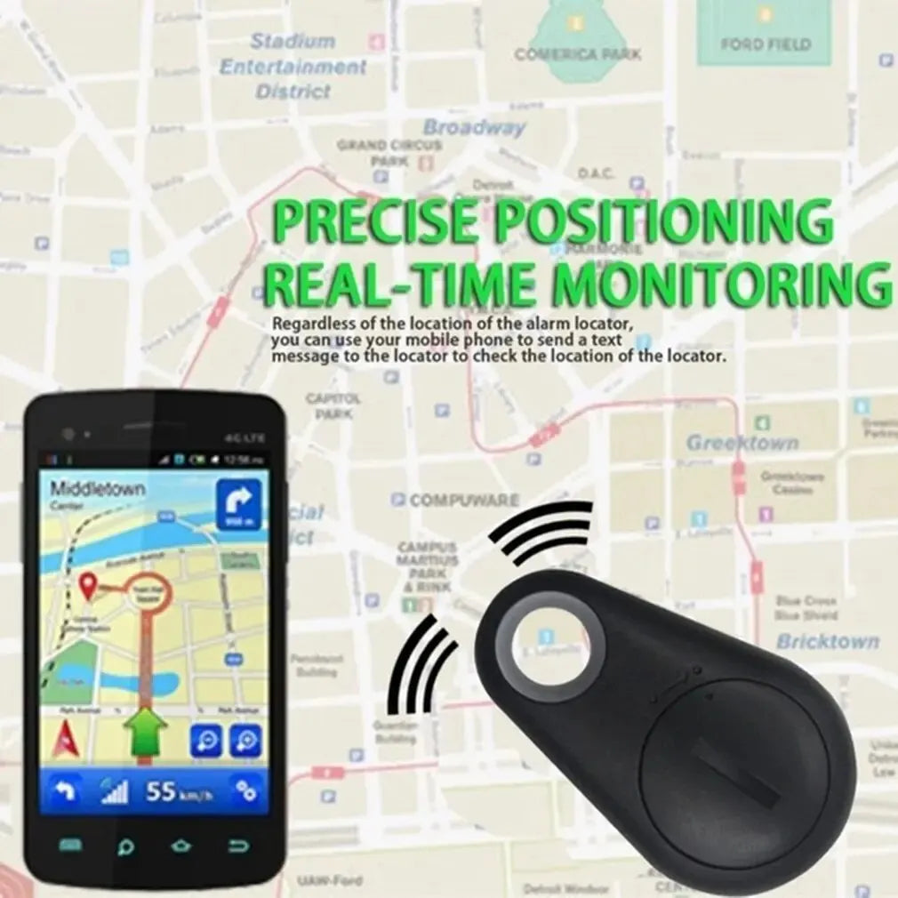 GPS Tracker for Pets, Kids, and Valuables - Compact Bluetooth 5.0 Anti-Lost Device