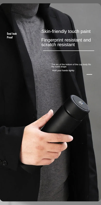 Termo de Acero Inoxidable 316 Inteligente 500ml con Separador para Café/Té