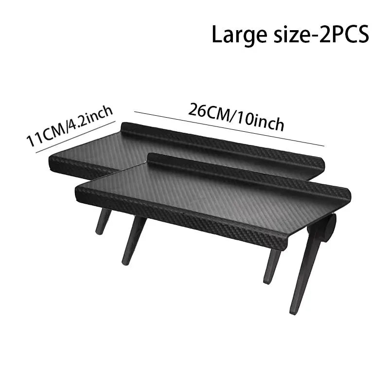 Adjustable Monitor Shelf with Router Storage
