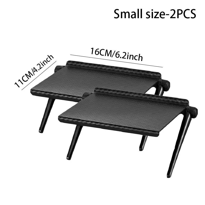 Adjustable Monitor Shelf with Router Storage
