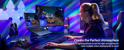 Proyector de Galaxias y Estrellas con Parlante Bluetooth, Ruido Blanco y Efecto Aurora, Color Gris