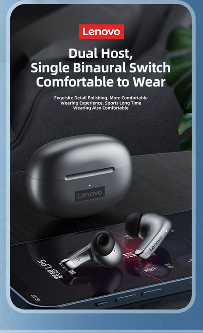 Audífono Inalámbrico Lenovo LP5 TWS Bluetooth Dual Modo Gaming Llamada HD Micrófono