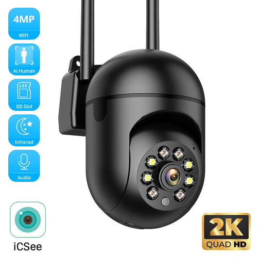 Smart Wireless Security Camera with AI Tracking