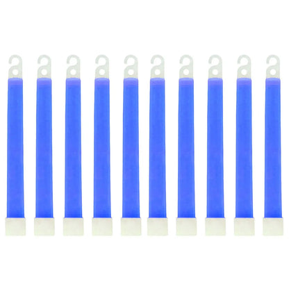 6-Inch Glow Sticks (10 Pack) - Emergency Lights for Hiking, Camping, Concerts & More