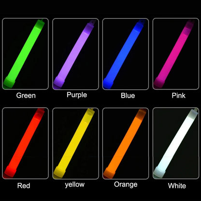 6-Inch Glow Sticks (10 Pack) - Emergency Lights for Hiking, Camping, Concerts & More